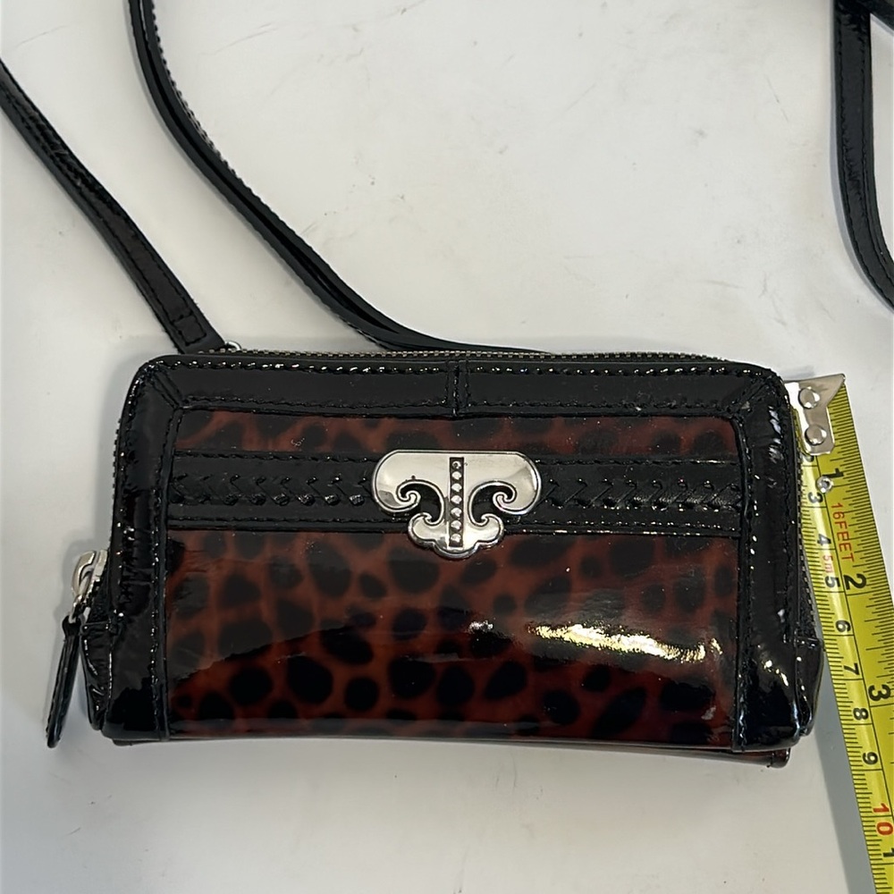 BRIGHTON ARISTOCRAT MINI BAG Leopard Print Crossbody Bag